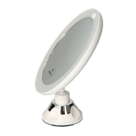 Miroir Lsp avec lumière et ventouse grossissant 7x