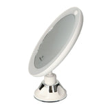 Miroir Lsp avec lumière et ventouse grossissant 7x