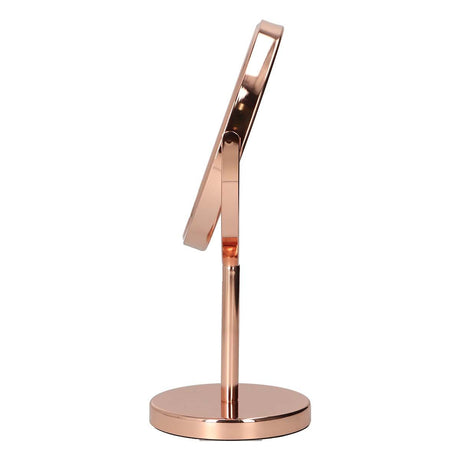 Lsp miroirs miroir sur pied or rose 30,5 cm grossissement 7x