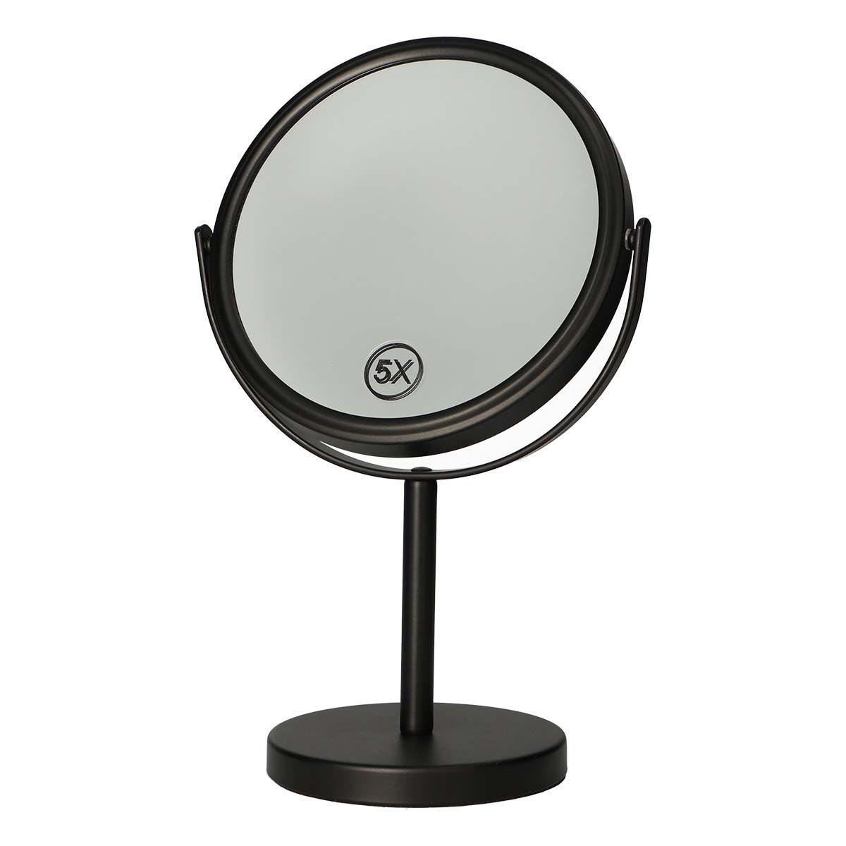 Lsp miroirs miroir sur socle noir mat 30,5 cm grossissement 5x