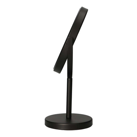 Lsp miroirs miroir sur socle noir mat 30,5 cm grossissement 5x