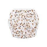 Léopard | couche de bain lavable kaki