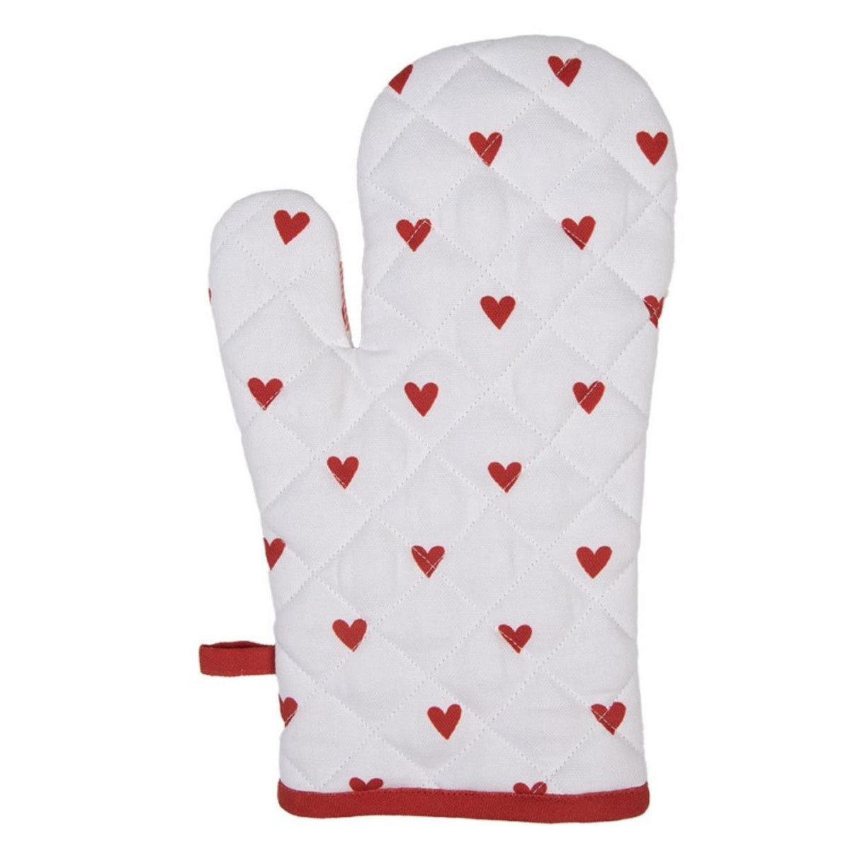 Gant de cuisine Clayre eef coeur 18x30cm