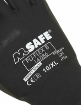 M-safe pu-flex b 14-086 werkhandschoen | zwart | maat xl - 11408610