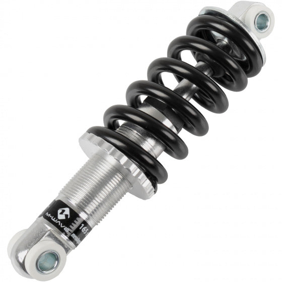 Suspension arrière en aluminium M-wave 165 x 24 mm argent noir