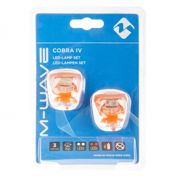 Éclairage d'onde M Set LED Orange 2 pièces