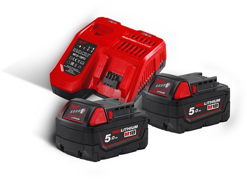 Kit de démarrage de batterie Li-ion Milwaukee m18 nrg-502 18 V