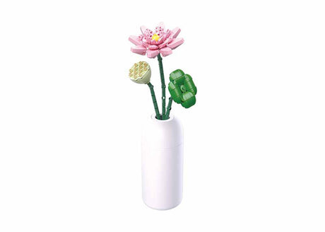 Jouets de construction Sluban lotus pour enfants à partir de 10 ans – jouet de construction modèle – boîte de construction avec 254 blocs de construction – m38‑b1101‑06