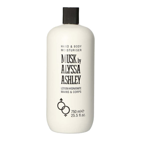 Alyssa Ashley lotion pour le corps musc 500 ml + 250 ml bonus unisexe