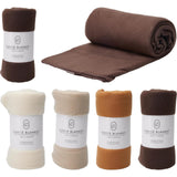 Couverture de vie style maison polaire 130x160cm