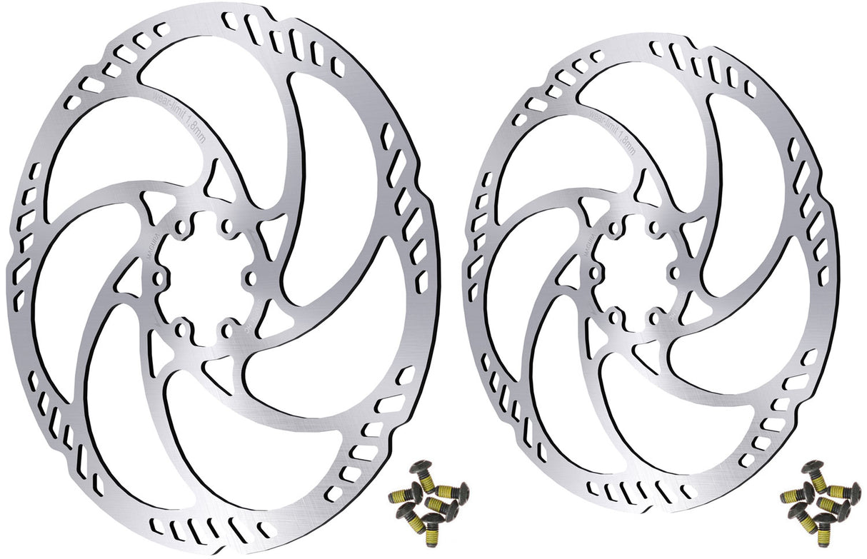Magura storm hc jeu de disques à 6 boulons 180 160 mm
