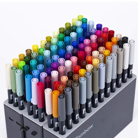 Tombow • stylo-pinceau fudenosuke pointe dure 10 pièces