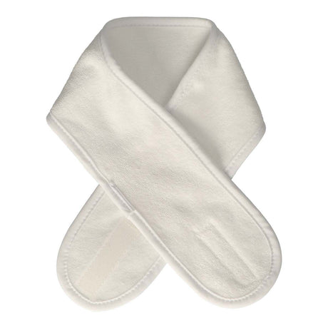 Pour coiffeurs, bandeau de maquillage blanc, fermeture velcro
