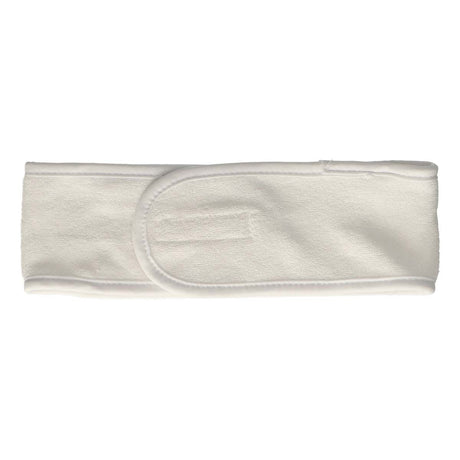 Pour coiffeurs, bandeau de maquillage blanc, fermeture velcro