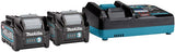 Makita191j81-6 | coffret de démarrage xgt | dc40ra 2xbl4025 | xgt40v | chargeur dc40ra | mbox-191j81-6