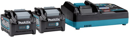 Kit de démarrage de batterie Makita xgt dc40ra 2xbl4040 - 191j97-1