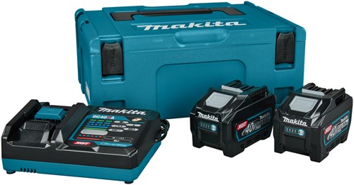 Makita191v35-5 | xgt kit de démarrage dc40ra 2x 5,0ah bl4050f batterie | 40 V maximum | dans mbox-191v35-5