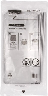 Sac à poussière en plastique pour accessoires Makita vc1310lx1 - 195432-5