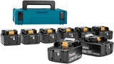 Accessoires Makita 199697-1 | jeu de batteries | 8x bl1850b 18v 5,0ah | mbox n°1
