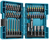 Makita accessoires jeu d'embouts de tournevis 43 pièces dans un étui de haute qualité - b-55697