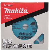 Accessoires Makita disque à tronçonner 76 mm hm tcg 76x10x1,75mm pour dmc300 - d-74837