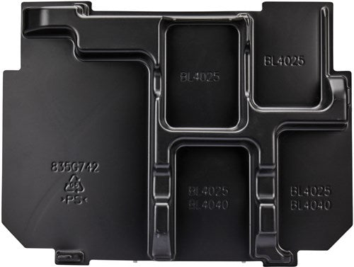 Accessoires Makita 835g74-2 | insert de valise kit de démarrage chargeur de batterie xgt mbox1, dc40ra, bl4025 - 835g74-2