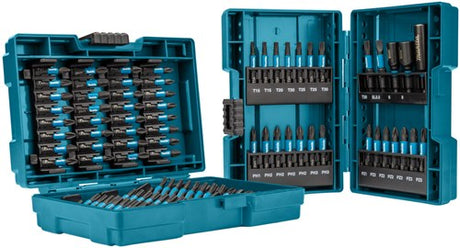 Accessoires Imp Makita Jeu d'embouts de tournevis 90 pièces Makita Act Black dans deux boîtes à emporter pratiques - e-03109