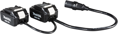 Adaptateur accessoires Makita 2x18 v>pdc01 - 191j51-5 191j51-5