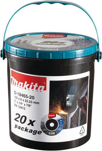 Accessoires Makita disque à ébarber en acier - d-18465-20 d-18465-20