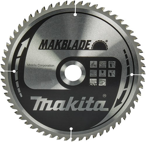 Accessoires Makita lame de scie à tronçonner | bois | 260x30x2,3 60t 5g - b-32801