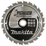 Accessoires Makita Makita B-33093 lame de scie circulaire bois (clou à nœud) | spécialisé | 165x20mm | 24 dents