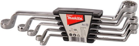 Accessoires Makita b-65551 | jeu de clés à anneau | 5 pièces - b-65551