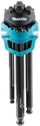 Accessoires Makita b-65894 jeu de clés hexagonales 9 pièces - b-65894