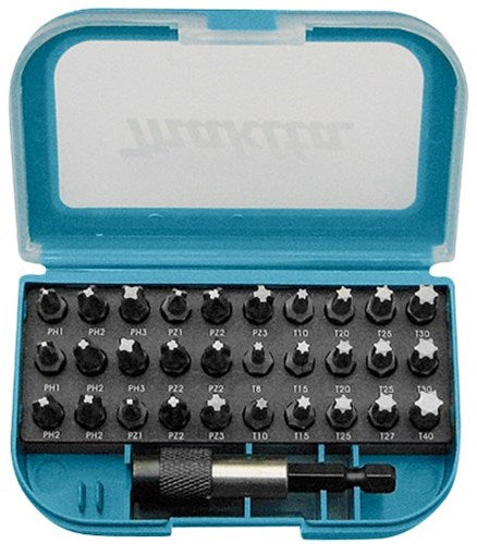 Jeu d'embouts d'accessoires Makita 31 pièces | Phillips, Pozidriv, Torx et Allen - p-73374