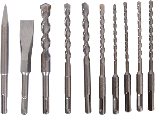 Makita accessoires jeu de forets et burins 10 pièces - d-46361 d-46361