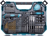 Makita accessoires jeu de forets et d'embouts de tournevis 71 pièces - e-22589