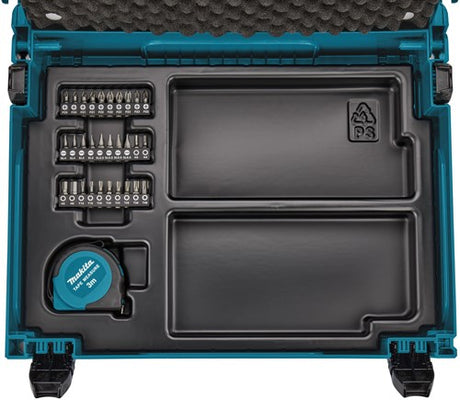 Accessoires Makita pour perceuse et jeu d'embouts de tournevis | sds-plus | dans mbox | 65 pièces - b-69478