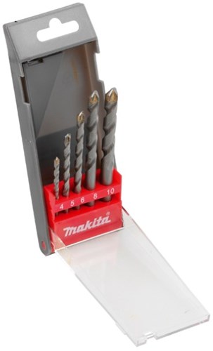 Makita accessoires jeu de forets à béton 5 pièces - d-05175