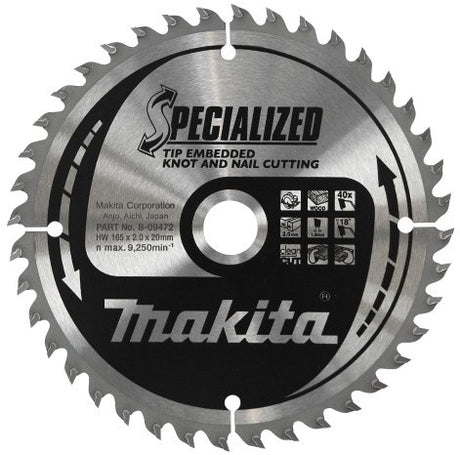 Makita accessoires lame de scie circulaire tipe 190x30x2.0 24t 23g - b-09422