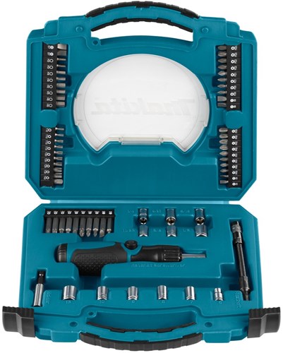 Accessoires Makita d-42020 | jeu d'embouts de vis à douille à cliquet | 65 pièces - d-42020