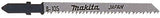 Accessoires Makita lame de scie sauteuse b10s | 5 pièces - 792691-8