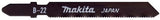 Accessoires Makita lame de scie sauteuse b22 - t118a | 5 pièces - a-85737