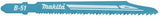Makita accessoires lame de scie sauteuse hss métal 100mm t123x | 5 pièces - b-06476