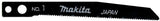 Accessoires Makita lame de scie sauteuse n°1 - a-85802