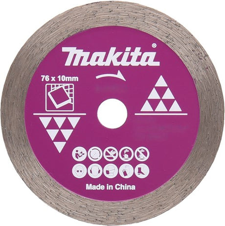 Accessoires Makita disque diamant 76x10x1.4mm - d-77263