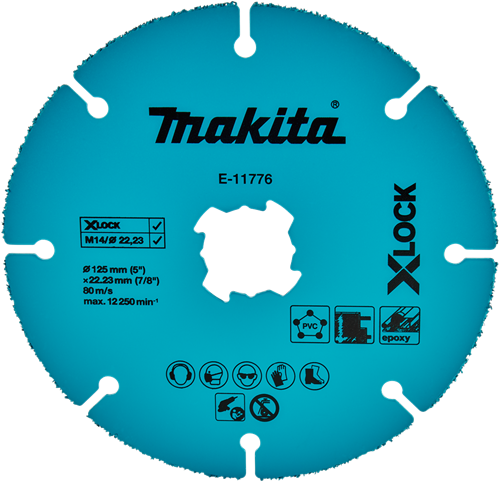Accessoires Makita disque à tronçonner 125x22,23x2,0mm - e-11776 e-11776