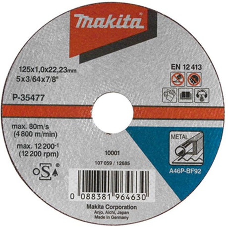 Accessoires Makita disque à tronçonner 230x2,5mm métal - a-85335 - a-85335
