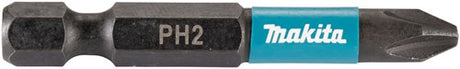 Imp Makita accessoires e-12407 embout de tournevis à percussion | ph2x50mm | x actenoir | 10 pièces - e-12407
