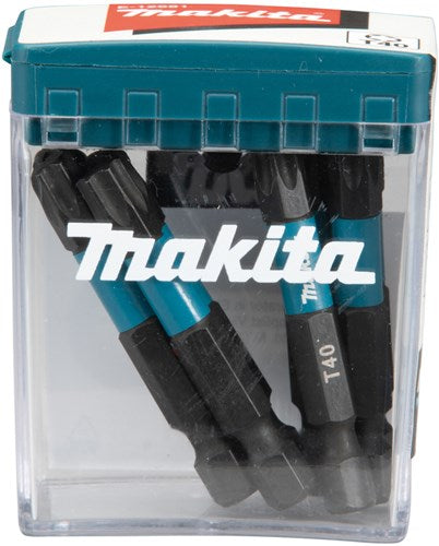 Imp Makita accessoires e-12681 embout de tournevis à percussion | t40x50mm | x actenoir | 10 pièces - e-12681