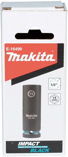 Imp Makita accessoires e-16499 douille à chocs 19x82mm acte noir 1 2 vk - e-16499